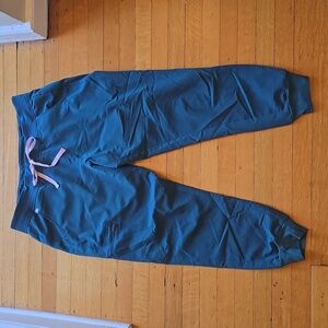 FIGS, Technical Collection, Zamora Jogger Scrub Pants, Teal, VGUC, Women's L/P